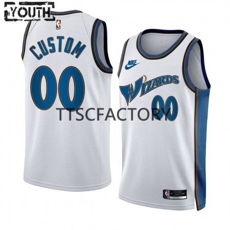 NBA Washington Wizards Trikot Personalisierung Nike 2022-23 Classic Edition Weiß Swingman - Kinder